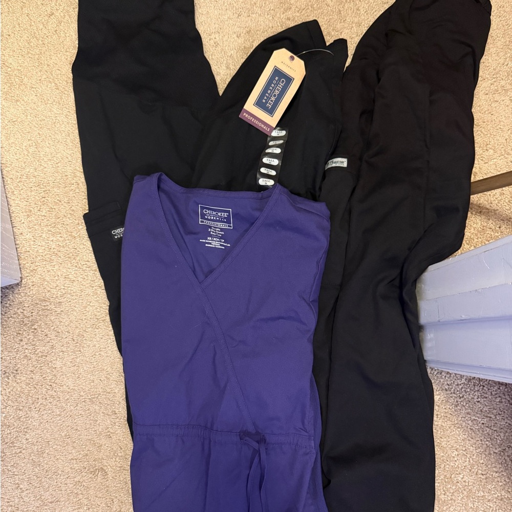 Maternity Scrubs Bundle- size Small Tall!